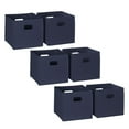 thumbnail image 1 of RiverRidge Folding Bins Cube Storage Cubbies, Set of 6 Playroom Organizers, 1 of 6