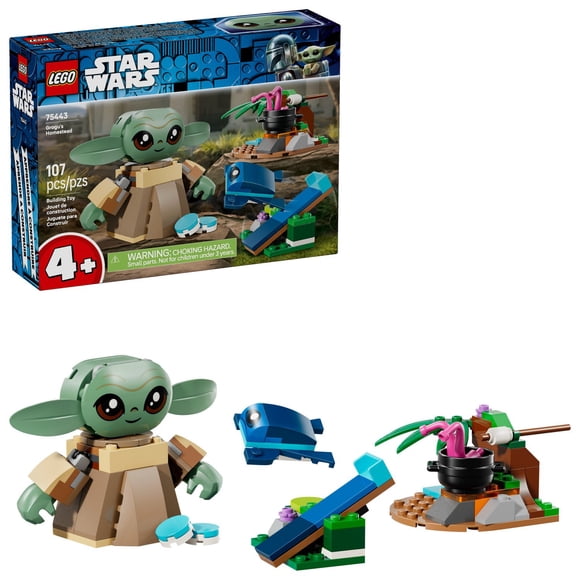 LEGO Star Wars Grogu’s Homestead Building Toy, 107 pc.