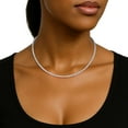 thumbnail image 2 of Lab Grown Diamond Tennis Necklace in 14K Gold, 2 of 6