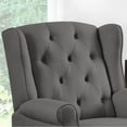 thumbnail image 4 of Sydney Fabric Pushback Recliner, Assorted Colors, 4 of 10