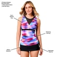 thumbnail image 2 of Free Country Women's Tankini & Skort Swim Set, 2 of 24
