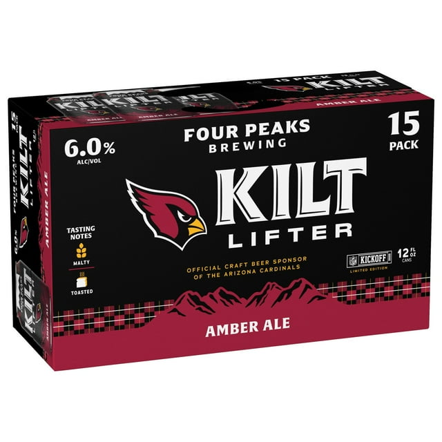 Four Peaks Kilt Lifter Ale Beer, 12 fl. oz. can, 15 pk.