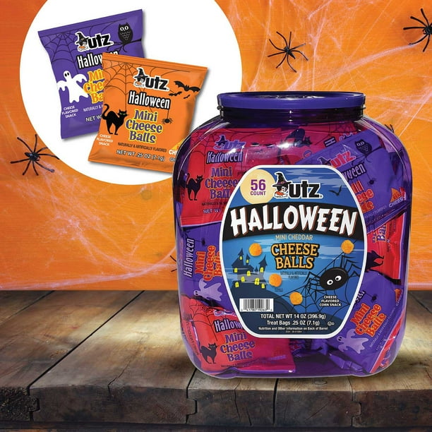 Utz Halloween Mini Cheese Balls, 56 ct. - Samsclub.com