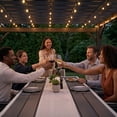 thumbnail image 10 of Range 14' x 12' Black Steel Pergola w/ Trellis Roof, 10 of 13