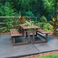 thumbnail image 9 of Lifetime Weather-Resistant Mocha Brown Convertible Bench, 9 of 12