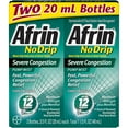 thumbnail image 1 of Afrin No Drip Severe Congestion Nasal Spray (20 ml each, 2 pk.), 1 of 7