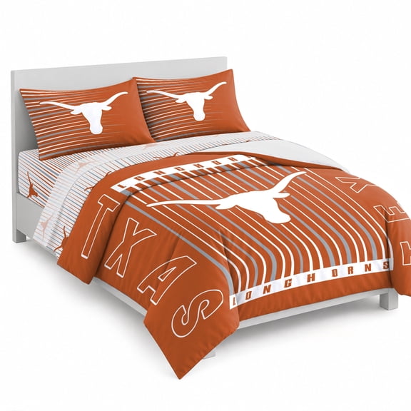 Logo Brands Texas Longhorns Bed-In-A-Bag Set