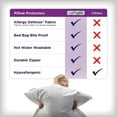 thumbnail image 4 of Allerease Ultimate Cotton Zippered Pillow Protector (Assorted Sizes), 4 of 7