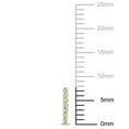 thumbnail image 3 of .049 CT. T.W. Round Cut Diamond Linear Bar Stud Earrings in 14k Gold, 3 of 5