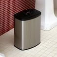thumbnail image 2 of Nine Stars Stainless Steel Sensor Trash Can Set - 13.2 gal. / 2.1 gal., 2 of 5