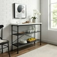 thumbnail image 1 of Crosley Furniture Madeleine Console Sofa Table, Black/White, 1 of 12