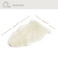 thumbnail image 3 of 100% Genuine Silky Sheepskin Rug, 3'5"x1'11", 3 of 6