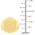thumbnail image 7 of Squared Signet Ring in 14K Gold, 7 of 9