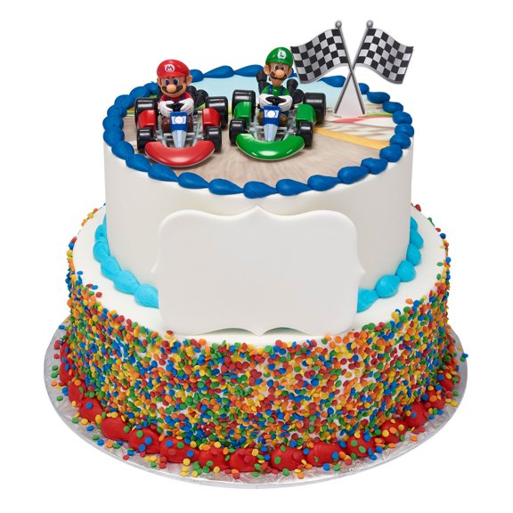 Super Mario Two-Tier Cake