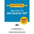 thumbnail image 3 of Biscuitville $50 Gift Card Multi-Pack, 5 x $10, 3 of 3