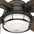 thumbnail image 12 of Hunter 52" Ocala Fresh White Outdoor Damp Rated Ceiling Fan with LED Light Kit and Pull Chain, 12 of 16