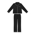 thumbnail image 7 of DreamMark Women's 2-Piece Notch Collar Pajama Set, 7 of 11