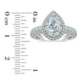 thumbnail image 4 of 1.95 CT. T.W. Pear Cut Halo Diamond Ring in 14K Gold, 4 of 4