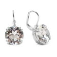 thumbnail image 1 of Swarovski Round Cut White Crystal Millenia Drop Earrings, 1 of 4
