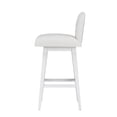 thumbnail image 10 of HH2 Home Upholstered Key Back Wood Adjustable Height Swivel Bar Stool, 10 of 17