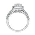 thumbnail image 3 of 0.95 CT.T.W. Emerald Cut Diamond Ring in 14K White Gold, 3 of 5