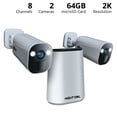 thumbnail image 2 of Night Owl 2K 4MP Wireless Wi-Fi Security Hub System with 2 Cameras and 64GB Local Storage, 2 of 5