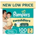thumbnail image 1 of Pampers Swaddlers Ultra Diapers, Sizes Newborn-8, 1 of 14