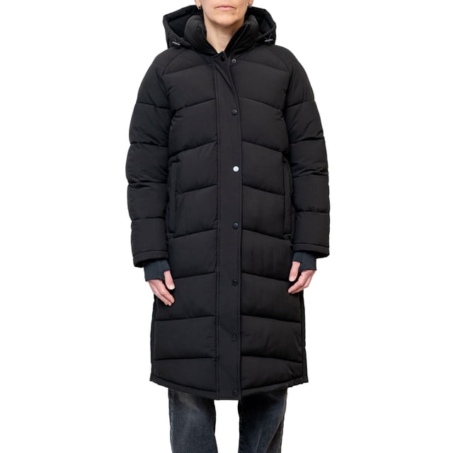 London Fog Womens Ultra Long Puffer