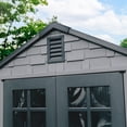 thumbnail image 6 of Lifetime 7' x 7' Outdoor Storage Shed, Gray, 6 of 10
