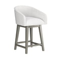 thumbnail image 11 of HH2 Home Upholstered Barrel Back Wood Adjustable Height Swivel Bar Stool, 11 of 19