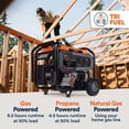 thumbnail image 4 of 12500/9700–Watt Generac GP9700e Tri-Fuel Generator with Adaptor Cord, 4 of 8