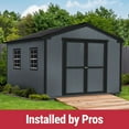 thumbnail image 2 of Handy Home Products Gable 10' x 16' Outdoor Wooden Shed, Choose Installation, 2 of 15