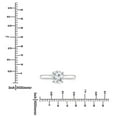 thumbnail image 6 of Lab Created Diamond Round Cut Solitaire Ring In 18K Gold, 6 of 7