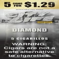 thumbnail image 2 of City Life Cigarillo Foil Pouch, Diamond Pre-Priced $1.29 for 5 cigars, 15 pack, 2 of 2