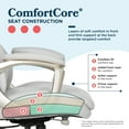 thumbnail image 8 of La-Z-Boy Westley Big & Tall Executive Office Chair With Active Lumbar Support, 8 of 12