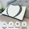 thumbnail image 3 of Imaginarium Ergonomic Memory Foam Contoured Pillow with Cooling Cover, 3 of 7