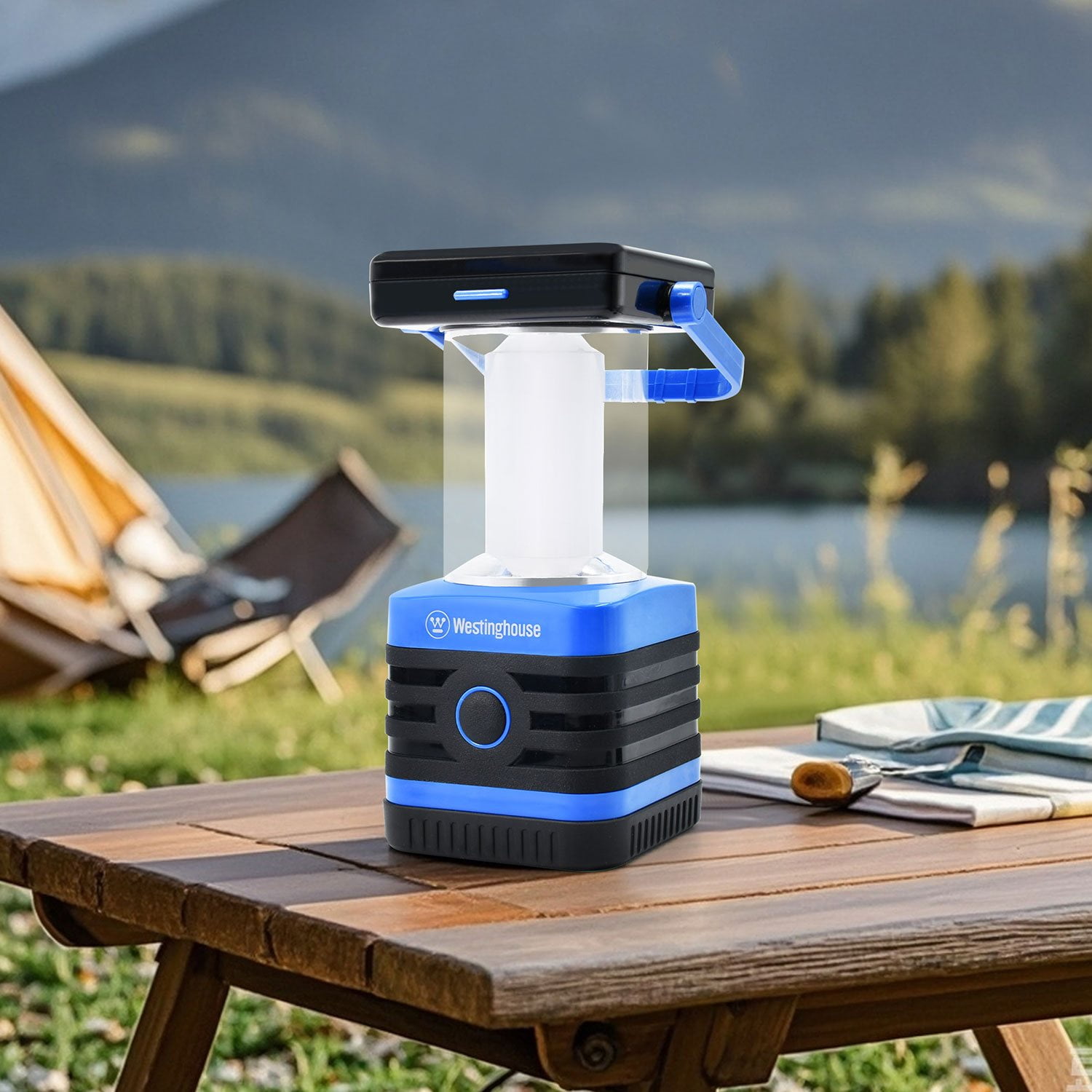 Westinghouse 1000 Lumen Solar Rechargeable LED Portable Lanterns