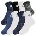 thumbnail image 1 of Champion Kids 8-Pack Quarter Sock, 1 of 4
