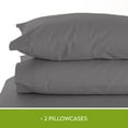 thumbnail image 4 of Purity Home 300-Thread-Count Organic Cotton Brushed Percale Pillowcases, Assorted Sizes, 4 of 8