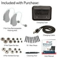 thumbnail image 3 of Lucid Hearing OTC Rechargeable Engage Behind-the-Ear Hearing Aids, Gray, 3 of 9