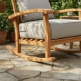 thumbnail image 4 of Cambridge Casual Sonoma Teak Deep Seating Rocker, 4 of 12