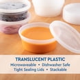 thumbnail image 4 of Member's Mark Plastic Deli Containers with Lids 8 oz., 240 ct., 4 of 6