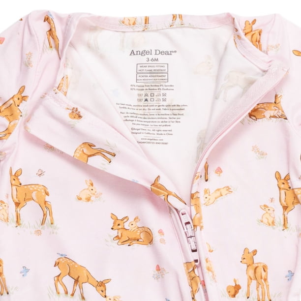 Angel Dear Baby Girls 2-Way Zipper Footie - Samsclub.com