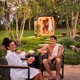 thumbnail image 10 of Backyard Discovery 4-6 Person Cedar Outdoor Cube Sauna with Electric Heater & Glass Door, 10 of 13