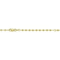 thumbnail image 5 of Saint Benedict Reversible Beaded Chain Pendant Necklace in 14K Gold, 5 of 5