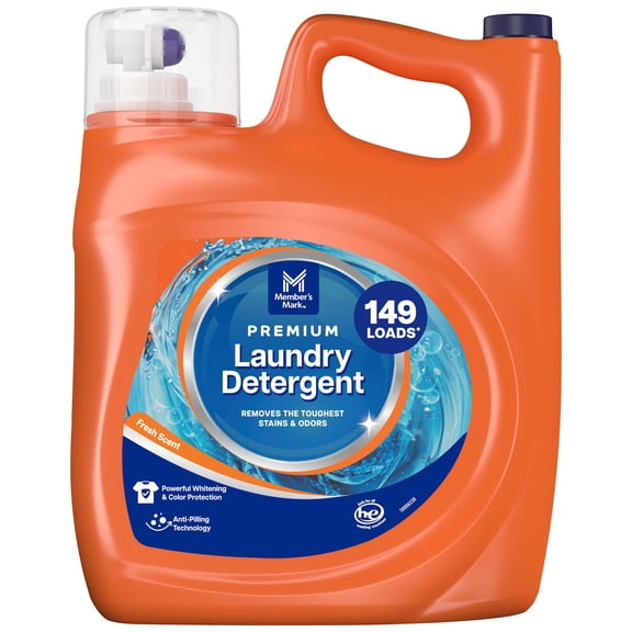 Member's Mark Premium Laundry Detergent, Fresh Scent, 149 loads, 200 fl. oz.