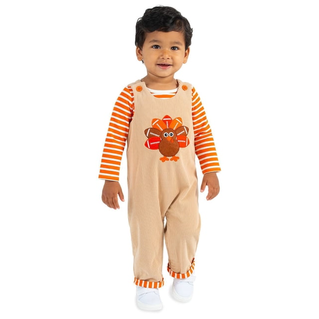 Counting Daisies Baby Boy Thanksgiving Set