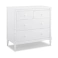 thumbnail image 3 of Delta Children Sawyer 5-Piece Nursery Furniture Set - 4-in-1 Convertible Crib, Dresser, Crib Mattress, Changing Pad & Mattress Protector, White, 3 of 11