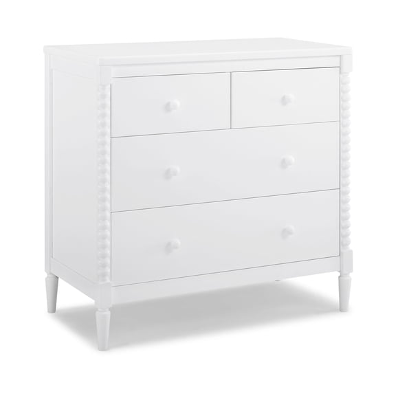 Delta Children Sawyer 4 Drawer Dresser with Changing Top and Interlocking Drawers, Choose Color