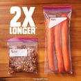 thumbnail image 3 of Ziploc Brand Pantry Organization Tall and 2-Gallon Storage Bags Variety Pack, Seal Top Closure, 44 ct., 3 of 7